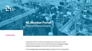 Portal home/log in — MIT Media Lab