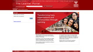 Learner Portal - Manukau Institute of Technology