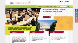 Programs for Professionals | MIT Professional Education |