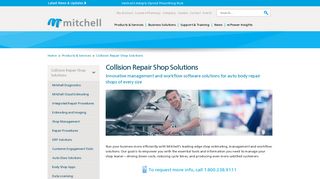 Collision Repair Shop Solutions - Mitchell International