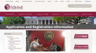 Application and Registration Information | Mitchell Community College ...