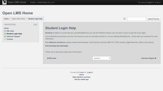 Student Login Help