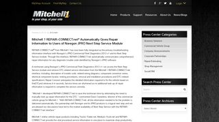 Mitchell 1 REPAIR-CONNECT.net® Automatically Gives Repair ...