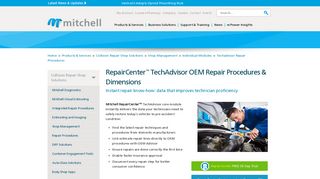 RepairCenter TechAdvisor Repair Procedures :: Mitchell