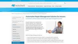 Direct Repair Management (DRP) | Auto Claims | Mitchell WorkCenter™