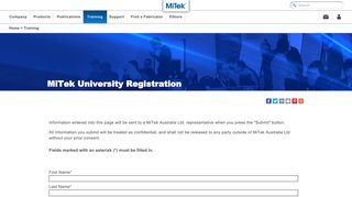 MiTek University Registration - MiTek Australia