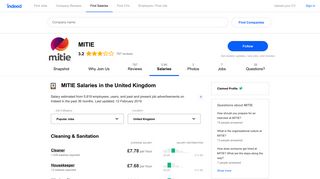 MITIE Salaries in the United Kingdom | Indeed.co.uk