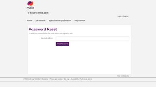 Password Reset - Mitie