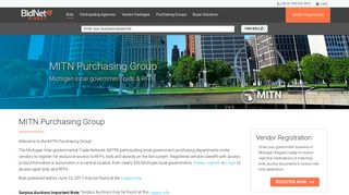 Michigan Bids & RFP purchasing group - MITN | BidNet Direct
