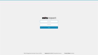 MITS Report | Login