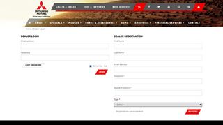 Dealer Login » Mitsubishi Motors - South Africa