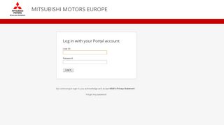 Login - Mitsubishi Motors Europe