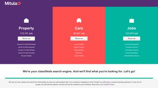 Mitula: A search engine for classified ads of real estate, cars and jobs