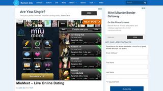 MiuMeet - Live Online Dating - Rumors City