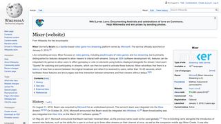 Mixer (website) - Wikipedia