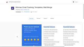 Mixmax: Email Tracking, Templates, Mail Merge - Google Chrome