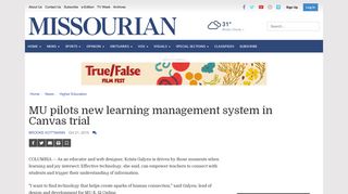 MU pilots new learning management system in Canvas trial | Higher ...