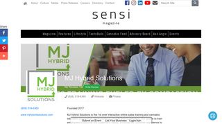 MJ Hybrid Solutions - Sensi Magazine