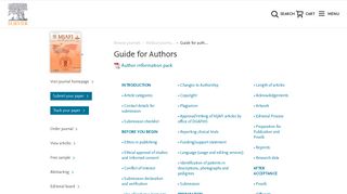 Guide for authors - Medical Journal Armed Forces India - ISSN 0377 ...