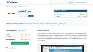 mJobTime Reviews and Pricing - 2019 - Capterra