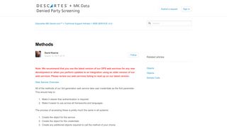 Methods – Descartes MK Denial.com™