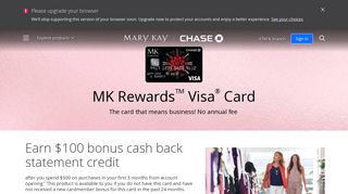 Mary Kay Rewards | Credit Card | Chase.com