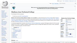 Madison Area Technical College - Wikipedia
