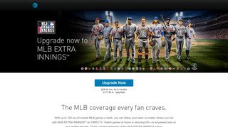MLB EXTRA INNINGS Upgrade for Existing DIRECTV Customers