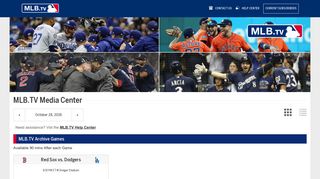 MLB.TV | Live Stream Baseball Games | MLB.com