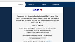 MLB.TV - Authentication - MLB.com