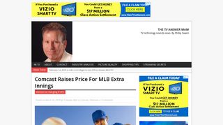 Comcast Raises Price For MLB Extra Innings - The TV Answer Man!