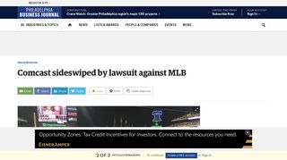 MLB lawsuit means Comcast's MLB Extra Innings to be discounted ...