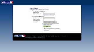 Account Management - Login/Register | royals.com: Account - MLB.com