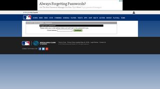 Forgotten Password | MLB.com