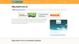 Mlg Ma Arif (Mlg.maarif.com.sa) - Ma'arif Learning Gateway