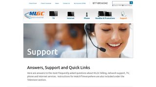 Answers, Support and Quick Links | MLGC