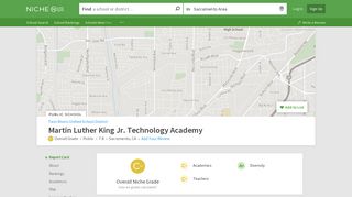 Martin Luther King Jr. Technology Academy in Sacramento, CA - Niche