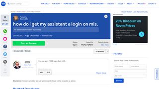 how do i get my assistant a login on mls. - HAR.com