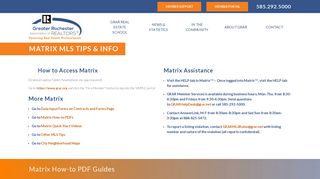 Matrix MLS Tips & Info - GRAR | Greater Rochester Association of ...