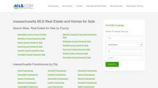massachusetts Real Estate Property Listings - MLS.com