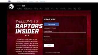 User account | Toronto Raptors