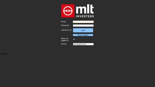 Login - MLT Inverters
