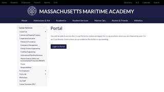 Portal | Massachusetts Maritime Academy
