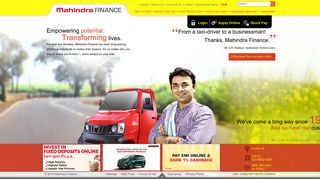 Mahindra Finance: Rural & Agricultural Finance by India's Leading ...