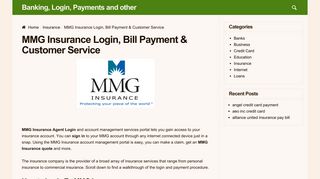 MMG Insurance Login, Bill Payment & Customer Service - planetforge