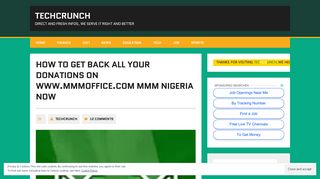 HOW TO GET BACK ALL YOUR DONATIONS ON WWW.MMMOFFICE ...