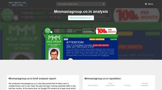 Mmmasiagroup.co.in. MMM Asia Group- Official Website