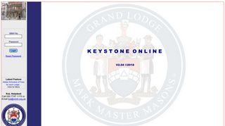 KeyStone Online Returns - Logged in as