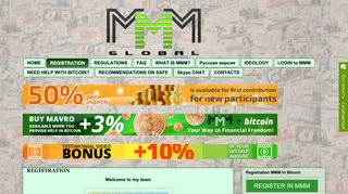 MMM in Bitcoin 2017 MMM-Myanmar 50% per month!: REGISTRATION