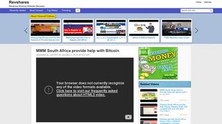 MMM South Africa provide help with Bitcoin | Revshares